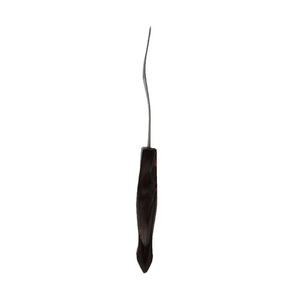 Cutco No 1726 Stainless Turning Fork Classic Brown Swirl Marble Handle 3 Tine